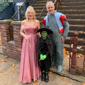 Strapless Pink Evening Gown for Glinda